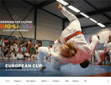 Tablet Screenshot of europeancup.org